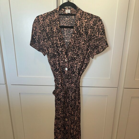 Aritzia Wilfred Leopard Shirt Dress - Picture 2 of 4
